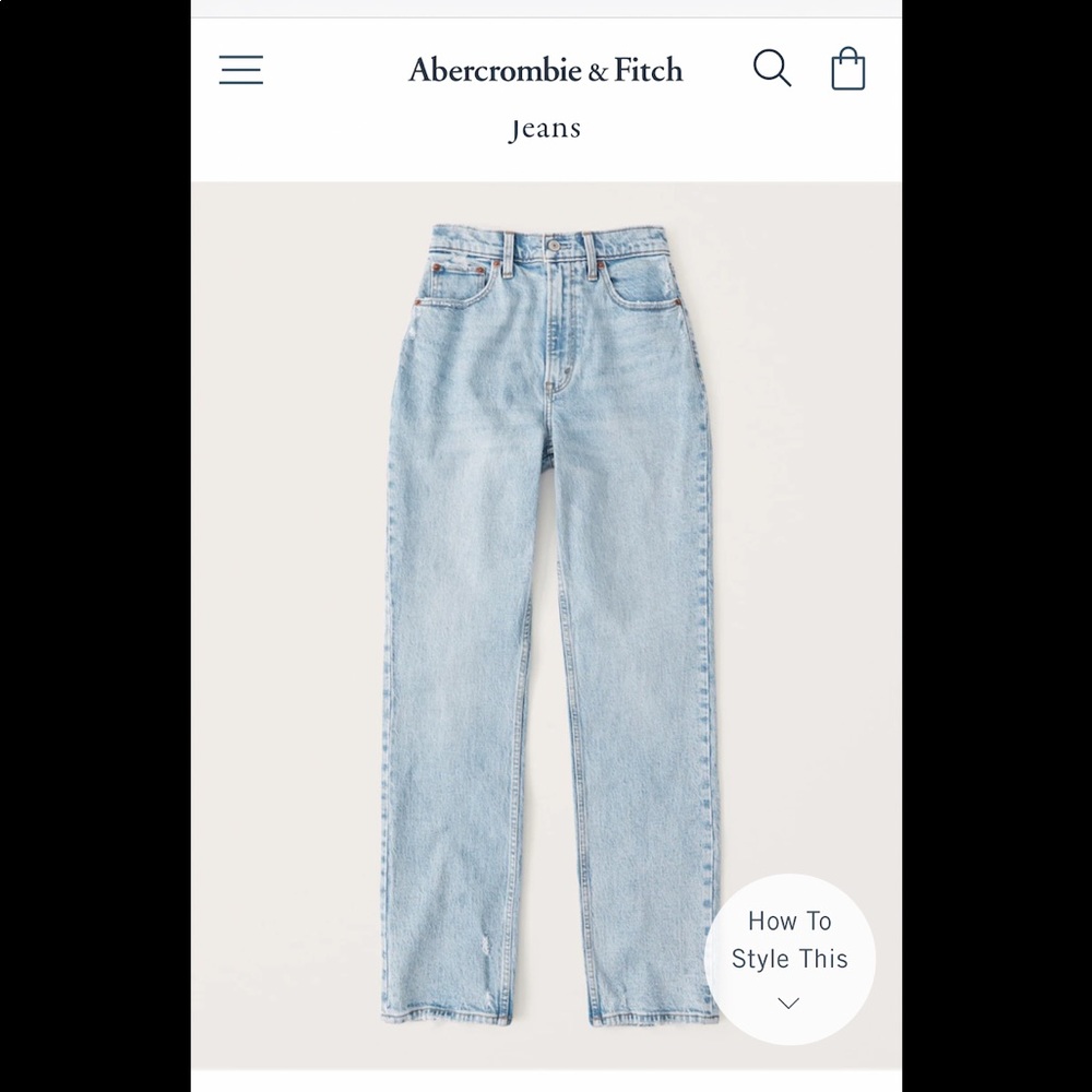Abercrombie and fitch jeans